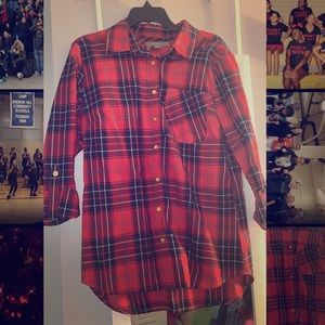 Plaid button up shirt